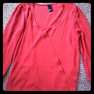 Red blouse